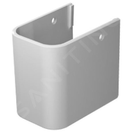 Duravit Happy D.2 - Cache-siphon, blanc - cache-siphon, avec WonderGliss 08582800001