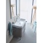 Duravit Happy D.2 - Meuble-lavabo 650x505 mm, avec un trou pour robinetterie, avec WonderGliss, blanc alpin 23186500271