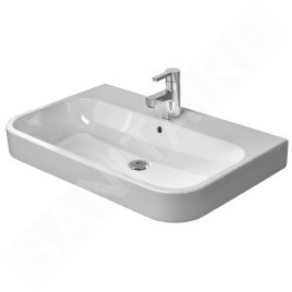 Duravit Happy D.2 - Meuble-lavabo 650x505 mm, avec un trou pour robinetterie, blanc alpin 2318650027
