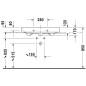 Duravit Happy D.2 - Meuble-lavabo 800x505 mm, avec un trou pour robinetterie, avec WonderGliss, blanc alpin 23188000271 Duravit Happy D.2 - Meuble-lavabo 800x505 mm, avec un trou pour robinetterie, avec WonderGliss, blanc alpin 23188000271