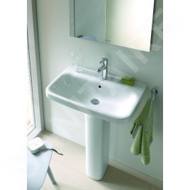 Duravit Happy D.2 - Lavabo 1000x505 mm, un trou pour robinetterie, blanc 2318100027