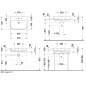 Duravit Happy D.2 - Meuble-lavabo 650x505 mm, avec un trou pour robinetterie, avec WonderGliss, blanc alpin 23186500001 Duravit Happy D.2 - Meuble-lavabo 650x505 mm, avec un trou pour robinetterie, avec WonderGliss, blanc alpin 23186500001