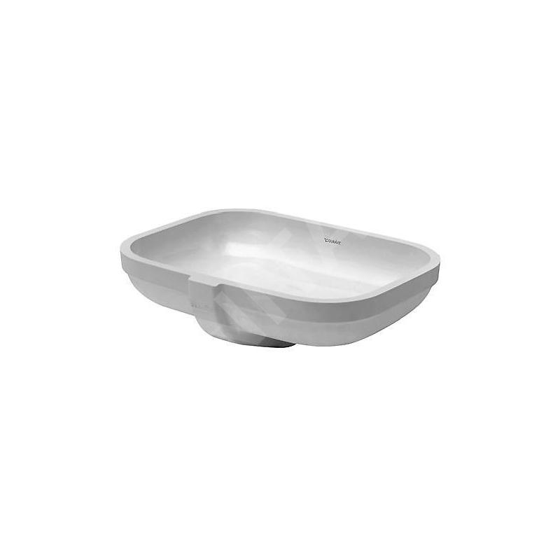 Duravit Happy D.2 - Vasque à encastrer, 480x345 mm, sans trou pour robinetterie, blanc alpin 0457480000