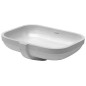 Duravit Happy D.2 - Vasque à encastrer, 480x345 mm, sans trou pour robinetterie, blanc alpin 0457480000