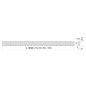 Alcadrain Grilles - Grille pour pavage 850 mm TILE-850