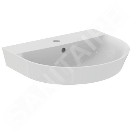 Ideal Standard Connect Air - Lavabo Arc, 550x460 mm, avec Ideal Plus, blanc E0698MA