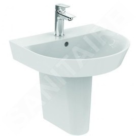 Ideal Standard Connect Air - Lavabo Arc, 550x460 mm, avec Ideal Plus, blanc E0698MA