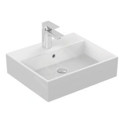 Ideal Standard Strada - Lavabo 600x420x145 mm, avec déversoir, ouverture pour mitigeur, avec Ideal Plus, blanc K0778MA