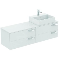 Ideal Standard Strada - Lavabo 500x420x145 mm avec déversoir, ouverture pour mitigeur, Ideal Plus compris, blanc K0777MA