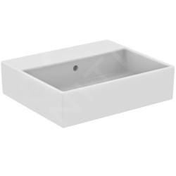 Ideal Standard Strada - Lavabo 500x420x145 mm, avec déversoir, avec Ideal Plus, blanc K0815MA
