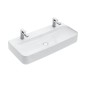 Villeroy & Boch Finion - Double vasque sans trop-plein, 1000x470 mm, avec CeramicPlus, blanc alpin 41681LR1 Villeroy & Boch Finion - Double vasque sans trop-plein, 1000x470 mm, avec CeramicPlus, blanc alpin 41681LR1