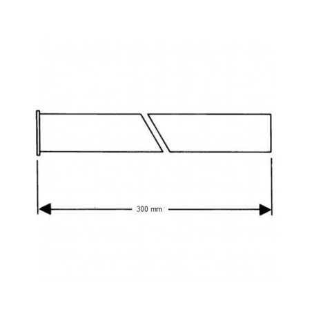 Hansgrohe Siphons - Tube droit 300 mm, chrome 53428000