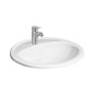 Jika Ibon - Lavabo encastré, 560x475mm, avec trop-plein, trou pour robinetterie, blanc H8130110001041 Jika Ibon - Lavabo encastré, 560x475mm, avec trop-plein, trou pour robinetterie, blanc H8130110001041