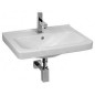 Jika Cubito - Lavabo, 650x485mm mm, sans trou pour robinetterie, blanc H8104240001091 Jika Cubito - Lavabo, 650x485mm mm, sans trou pour robinetterie, blanc H8104240001091