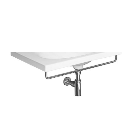 Jika Tigo - Porte-serviettes frontal pour lavabo, 590 mm, inox H3812110040001