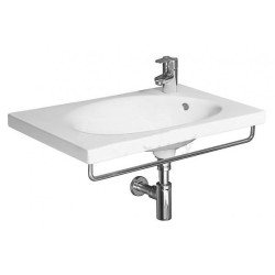 Jika Tigo - Porte-serviettes frontal pour lavabo, 740 mm, inox H3812120040001