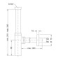 Sanela Siphons - Siphon de lavabo 32mm, inox SLZN 35 Sanela Siphons - Siphon de lavabo 32mm, inox SLZN 35