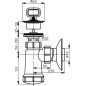 Novaservis Siphons - Cuvette de siphon, plastique 420,P Novaservis Siphons - Cuvette de siphon, plastique 420,P