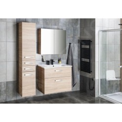 Aqualine Zuno - Meuble lavabo 850x450 mm, blanc 9085