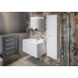 Sapho Lucia - Lavabo 800x480 mm, marbre coulé, blanc 50081 Sapho Lucia - Lavabo 800x480 mm, marbre coulé, blanc 50081