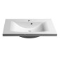 Sapho Lucia - Lavabo 800x480 mm, marbre coulé, blanc 50081 Sapho Lucia - Lavabo 800x480 mm, marbre coulé, blanc 50081