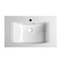 Sapho Lucia - Lavabo 800x480 mm, marbre coulé, blanc 50081 Sapho Lucia - Lavabo 800x480 mm, marbre coulé, blanc 50081