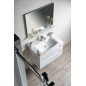 Sapho Lucia - Lavabo 800x480 mm, marbre coulé, blanc 50081 Sapho Lucia - Lavabo 800x480 mm, marbre coulé, blanc 50081
