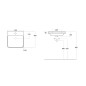 Sapho Thalie - Meuble-lavabo 500x460 mm, blanc TH11050 Sapho Thalie - Meuble-lavabo 500x460 mm, blanc TH11050