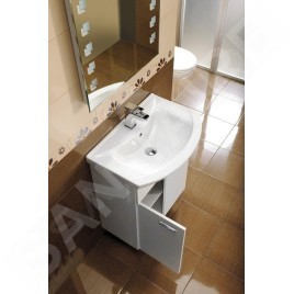 Sapho Zero - Lavabo pour meuble 750x485 mm, blanc 6075