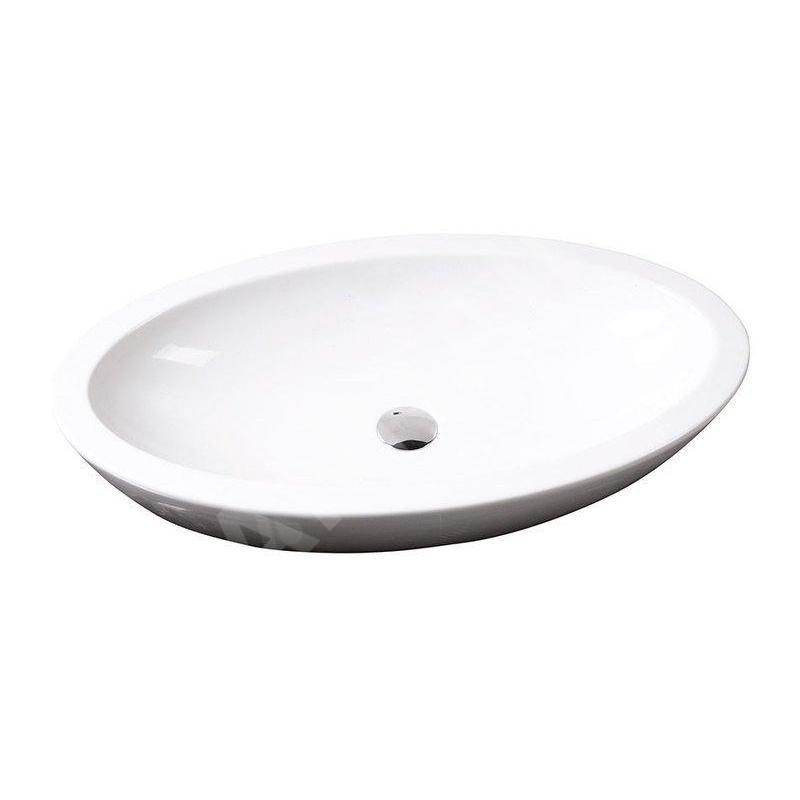 Sapho Isvea Dynasty - Lavabo ovale SISTEMA, 750x420 mm, blanc 10AR65075 Sapho Isvea Dynasty - Lavabo ovale SISTEMA, 750x420 mm, blanc 10AR65075