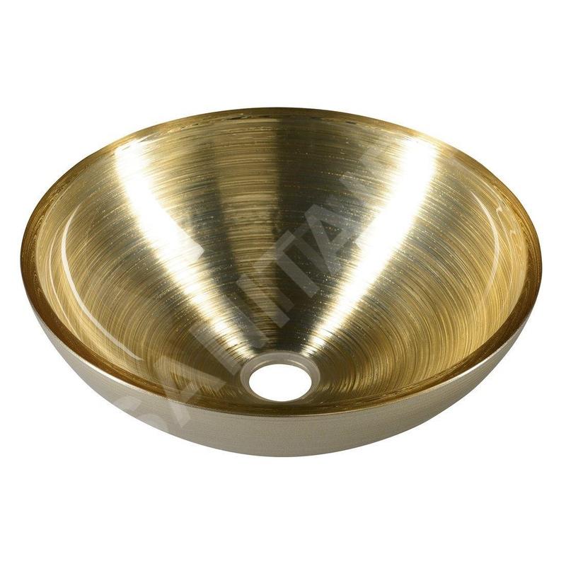 Sapho Murano - Vasque à poser 400x140 mm, marron clair AL5318-67 Sapho Murano - Vasque à poser 400x140 mm, marron clair AL5318-67