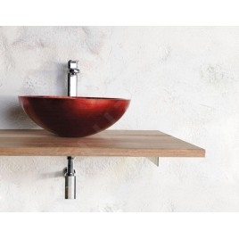 Sapho Murano - Vasque à poser 400x140 mm, rouge AL5318-63