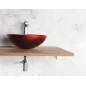Sapho Murano - Vasque à poser 400x140 mm, rouge AL5318-63 Sapho Murano - Vasque à poser 400x140 mm, rouge AL5318-63