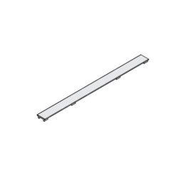 I-Drain DZIGNSTONE - Grille de conception pour baignoires Solid Linear, longueur 70 cm, acier inoxydable brossé DP.GS.RM.0695