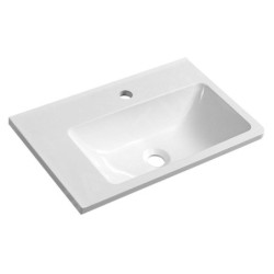 Sapho Arana - Lavabo 560x110x350 mm, version gauche, blanc AN055