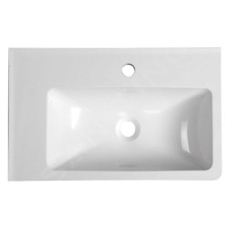 Sapho Arana - Lavabo 560x110x350 mm, version gauche, blanc AN055