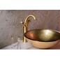 Sapho Beauty - Vasque à poser, diamètre 420 mm, verre/bronze 2501-21 Sapho Beauty - Vasque à poser, diamètre 420 mm, verre/bronze 2501-21