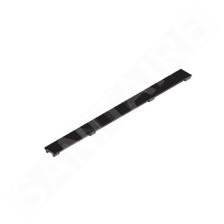 I-Drain DZIGNSTONE - Grille de conception pour baignoires Solid Linear, longueur 70 cm, noir mat DP.GS.IN.0695.Z