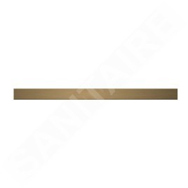 I-Drain DZIGNSTONE - Grille de conception pour baignoires Solid Linear, longueur 70 cm, or DP.GS.G.0695