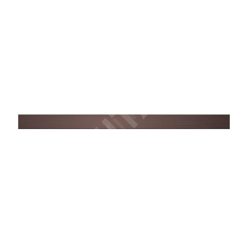 I-Drain DZIGNSTONE - Grille de conception pour baignoires Solid Linear, longueur 79 cm, chocolat DP.GS.C.0792