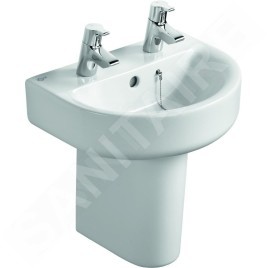 Ideal Standard Connect - Cache-siphon pour lave-mains Cube 400 mm/Arc/Sphere 450 mm, blanc E711401