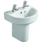 Ideal Standard Connect - Cache-siphon pour lave-mains Cube 400 mm/Arc/Sphere 450 mm, blanc E711401