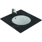 Ideal Standard Connect - Lavabo encastré, diamètre : 480 mm, sans ouverture pour mitigeur, blanc E505401 Ideal Standard Connect - Lavabo encastré, diamètre : 480 mm, sans ouverture pour mitigeur, blanc E505401