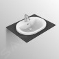 Ideal Standard Connect - Lavabo encastré, 550x430 mm, avec déversoir, 1 ouverture pour mitigeur, blanc E503901 Ideal Standard Connect - Lavabo encastré, 550x430 mm, avec déversoir, 1 ouverture pour mitigeur, blanc E503901