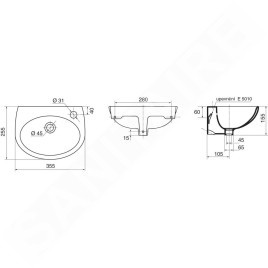 Ideal Standard Eurovit - Éléments de fixation E501067