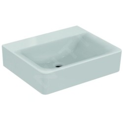 Ideal Standard Connect - Lavabo 550x155x460 mm, sans trou pour mitigeur, sans déversoir, blanc E811201