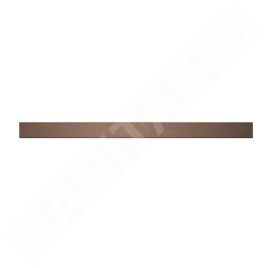 I-Drain DZIGNSTONE - Grille de conception pour baignoires Solid Linear, longueur 89 cm, cuivre DP.GS.K.0885