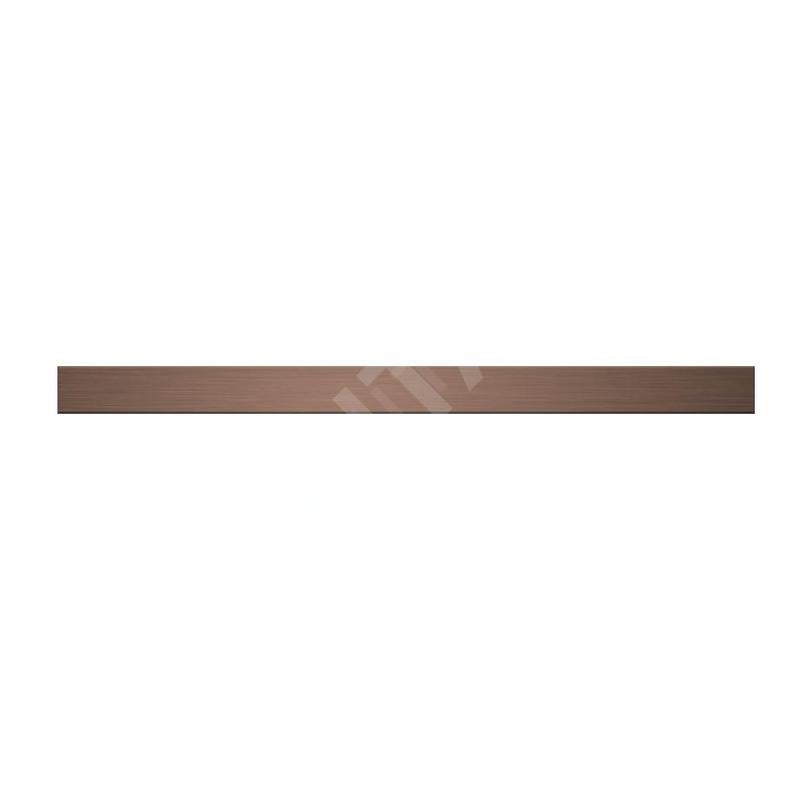 I-Drain DZIGNSTONE - Grille de conception pour baignoires Solid Linear, longueur 89 cm, cuivre DP.GS.K.0885