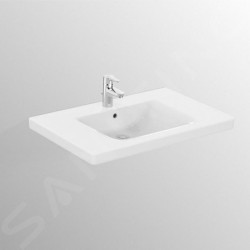 Ideal Standard Connect Freedom - Lavabo 600x560 mm, 1 ouverture pour mitigeur, blanc E548201