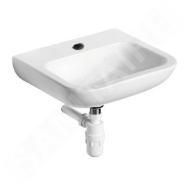 Ideal Standard Contour 21 - Lavabo 500x420 mm, sans ouverture pour mitigeur, avec déversoir, blanc S241201